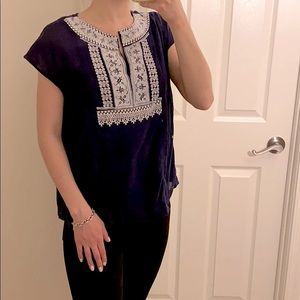 Madewell || embroidered tunic